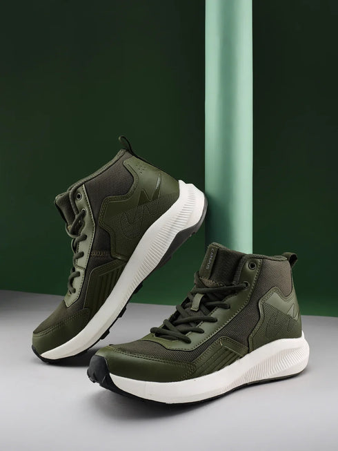 ALLEY Green Men's Sneakers
